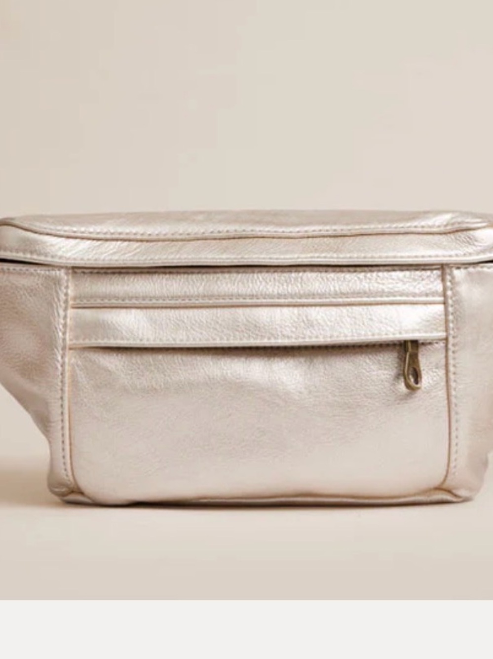 Parker Thatch Metallic Leather Belt Bag - NEW!